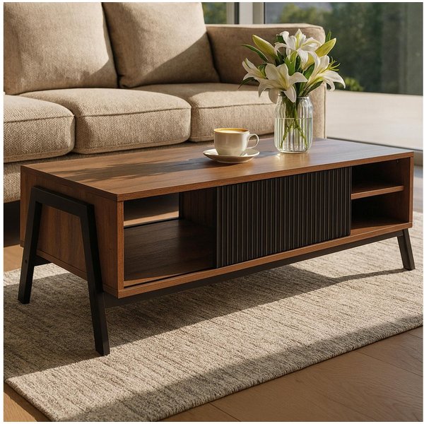 MCW Couchtisch MCW-O40-C, Mit Fußbodenschoner