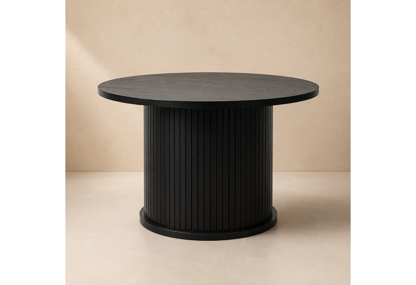 SCAVA Couchtisch Rillierter Couchtisch SCAVA, Ø 70 cm x 40 cm – Bild 2 von 4