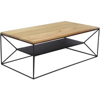 Couchtisch 'Robin' mit Ablage, Wildeiche, 110 x 40 x 60 cm