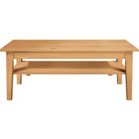Couchtisch "Solvita" B 116 x T 70 x H 45 cm, Kiefer gelaugt
