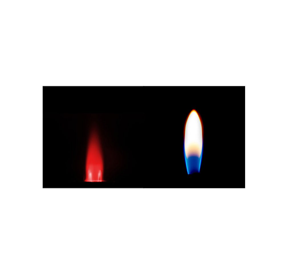 Coumo Feuerzeug Duo Flame Sturmfeuerzeug, Silber, Jet Feuerzeug, Justier Werkzeug, Doppel-Flamme (Umschaltbar: rote Jet- oder Softflamme) – Bild 2 von 5