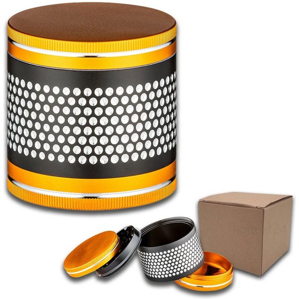Coumo Grinder Premium XL Grinder, Maxi Sphere, Ø 6 cm, Metall Kräutermühle