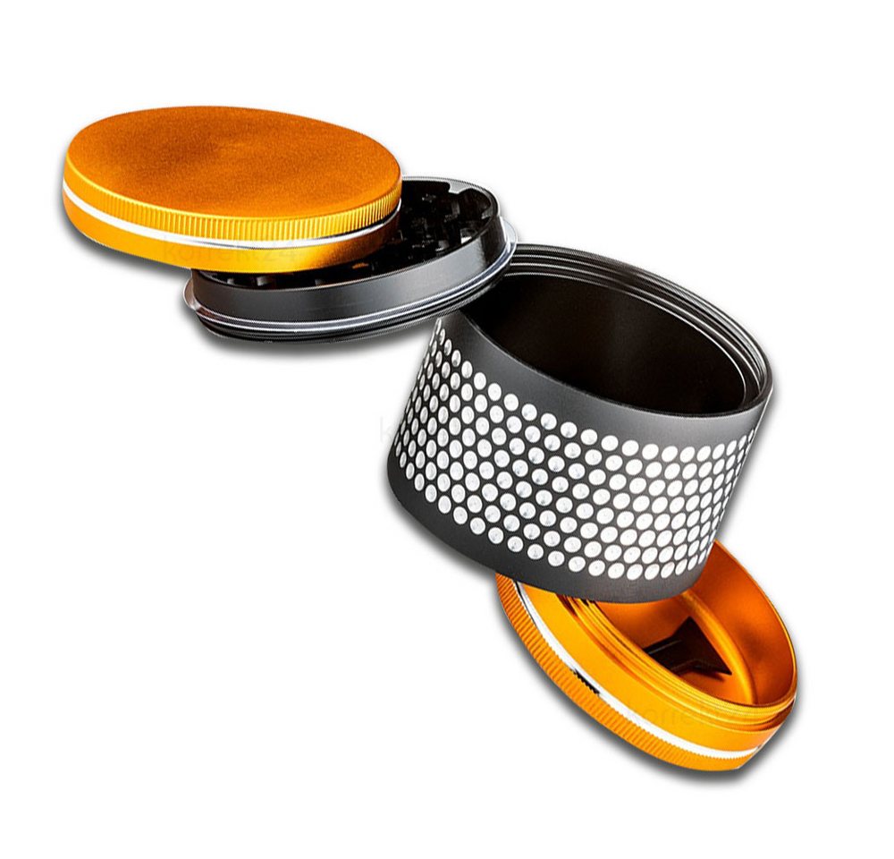 Coumo Grinder Premium XL Grinder, Maxi Sphere, Ø 6 cm, Metall Kräutermühle – Bild 3 von 5