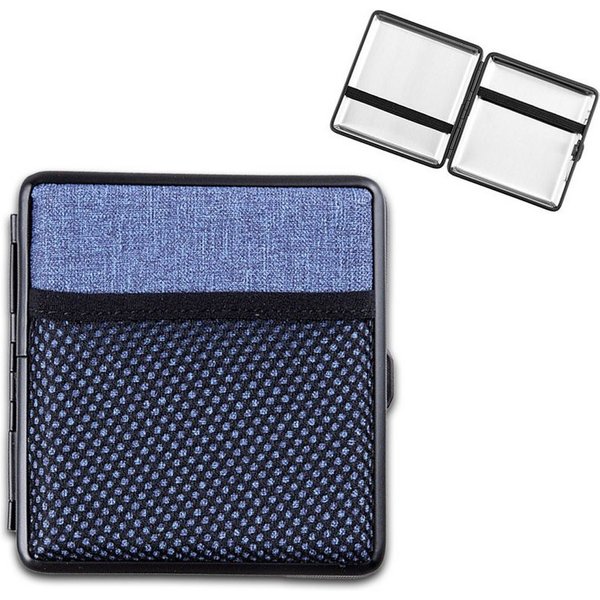 Coumo Kartenetui Kartenhalter Zigarettenetui Stoff Design Visitenkarten Etui Haltenetz