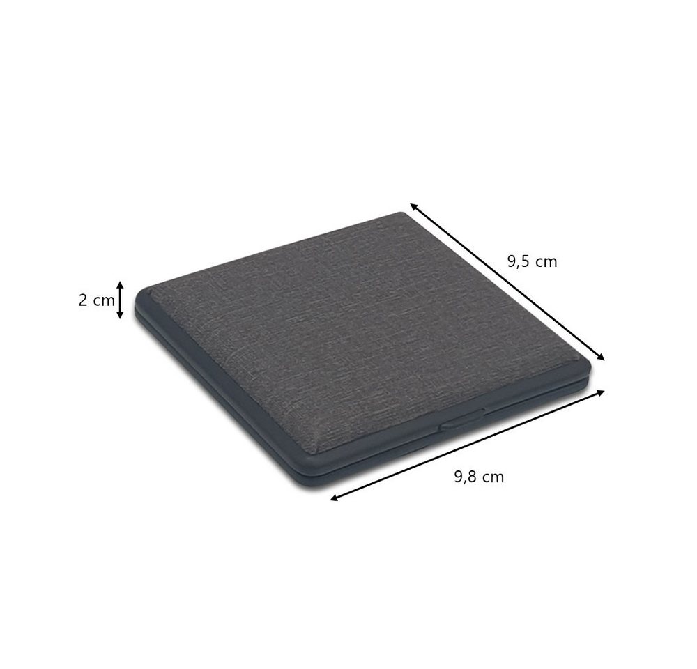 Coumo Kartenetui Kartenhalter Zigarettenetui Stoff Design Visitenkarten Etui Haltenetz – Bild 3 von 3