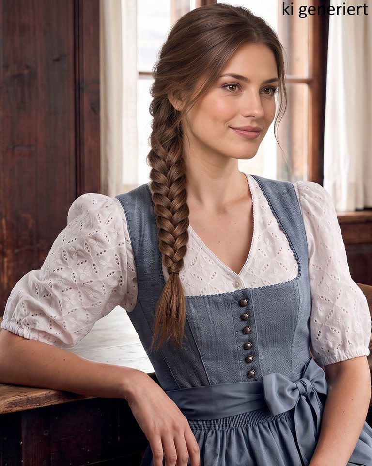 Country Line Dirndl Midi-Dirndl – Bild 4 von 5