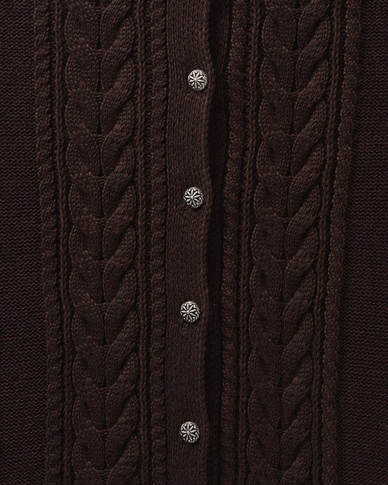Country Line Trachtenjacke Zopfstrickjacke – Bild 3 von 3