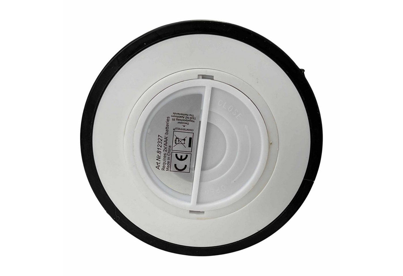 Countryfield LED-Kerze (1-tlg), Teelicht outdoor XXL schwarz 3D-Flamme 6/18h Timer – Bild 2 von 3