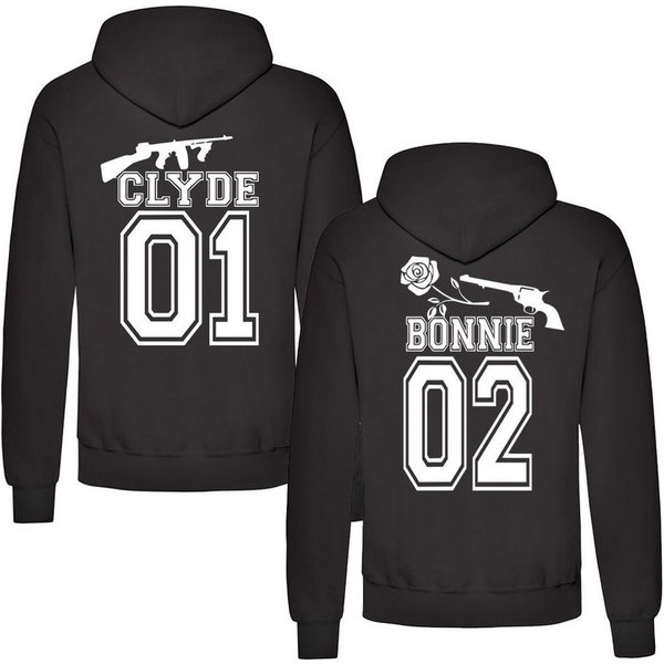 Couples Shop Kapuzenpullover Gangster Paar Hoodie Pullover mit modischem Print