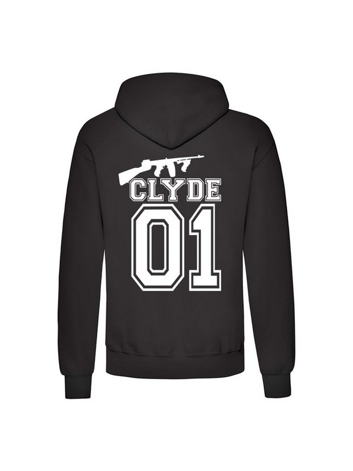 Couples Shop Kapuzenpullover Gangster Paar Hoodie Pullover mit modischem Print – Bild 2 von 5