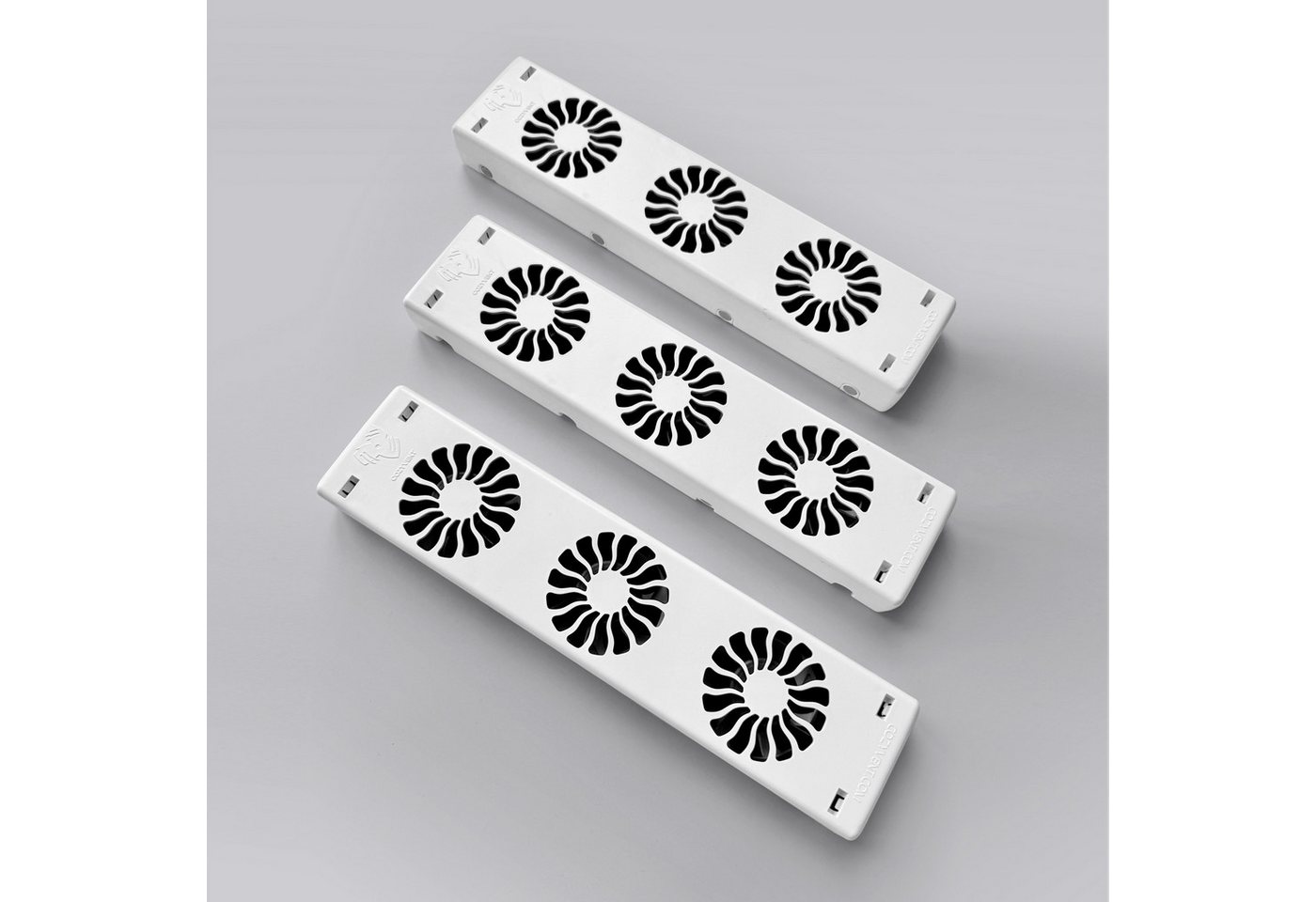 Cozy Vent Heizkörperventilator Heizkörper Ventilator Energiesparender Booster mit Fernbedienung – Bild 2 von 5