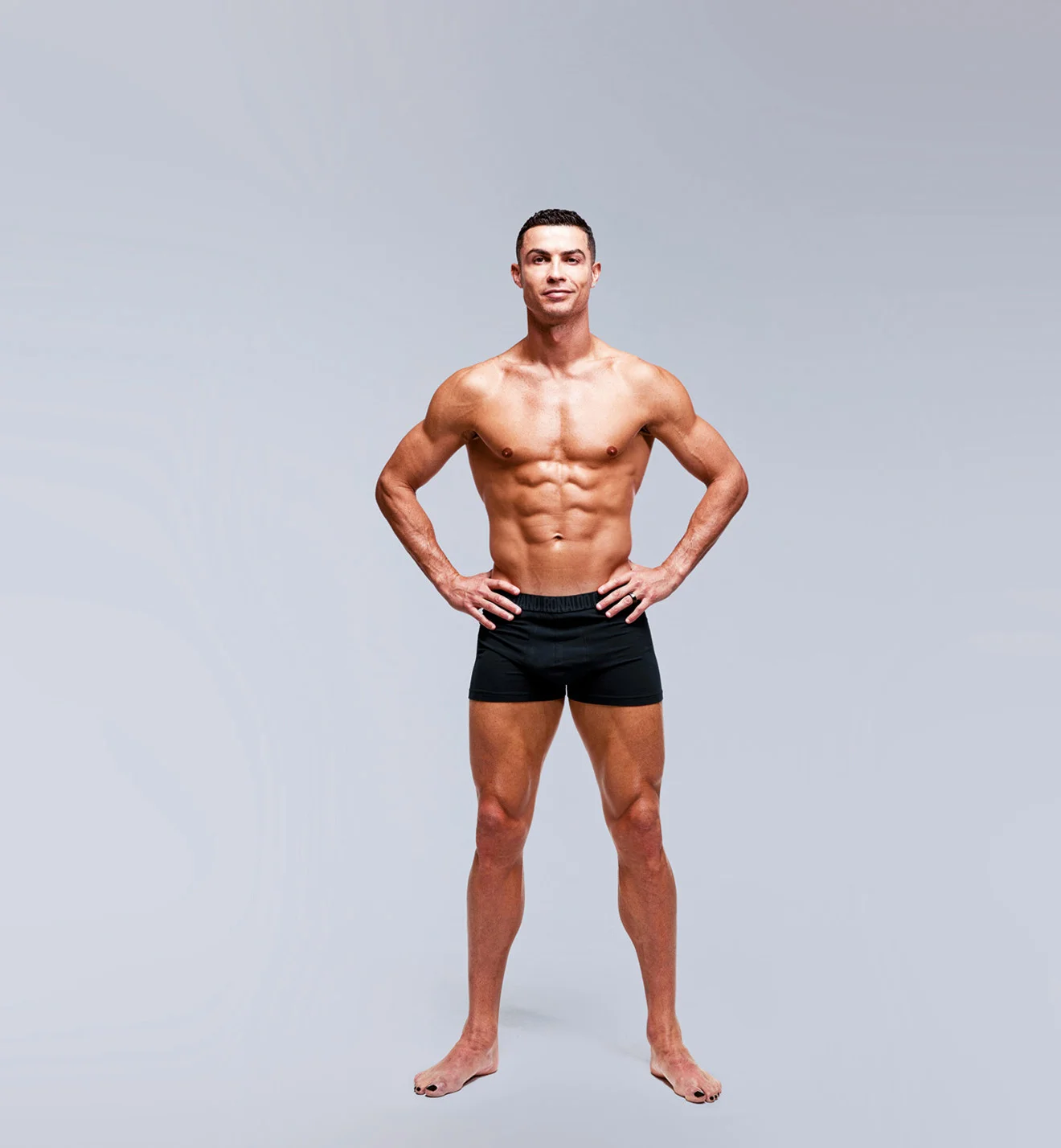 CR7 Christian Ronaldo Herren Shorty Pyjama, 2-tlg. (Weiß, XL) – Bild 4 von 4