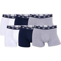 CR7 CR7 Herren Boxer Shorts, 6er Pack - Trunks, Cotton Stretch, Größe S in Weiß