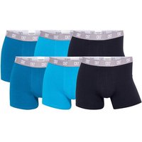 CR7 CR7 Herren Boxer Shorts, 6er Pack - Trunks, Cotton Stretch, Größe L in Türkis