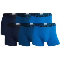 CR7 CR7 Herren Boxer Shorts, 6er Pack - Trunks, Cotton Stretch, Größe 2XL in Blau