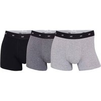 CR7 CR7 Herren Boxershorts, 3er Pack - Bambus-Viskose,Trunks, Cotton Stretch, Logobund, Größe L in Schwarz