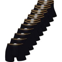 CR7 CR7 Herren Boxershorts, 10er Pack - Trunks, Cotton Stretch, Logobund, Größe XL in Schwarz