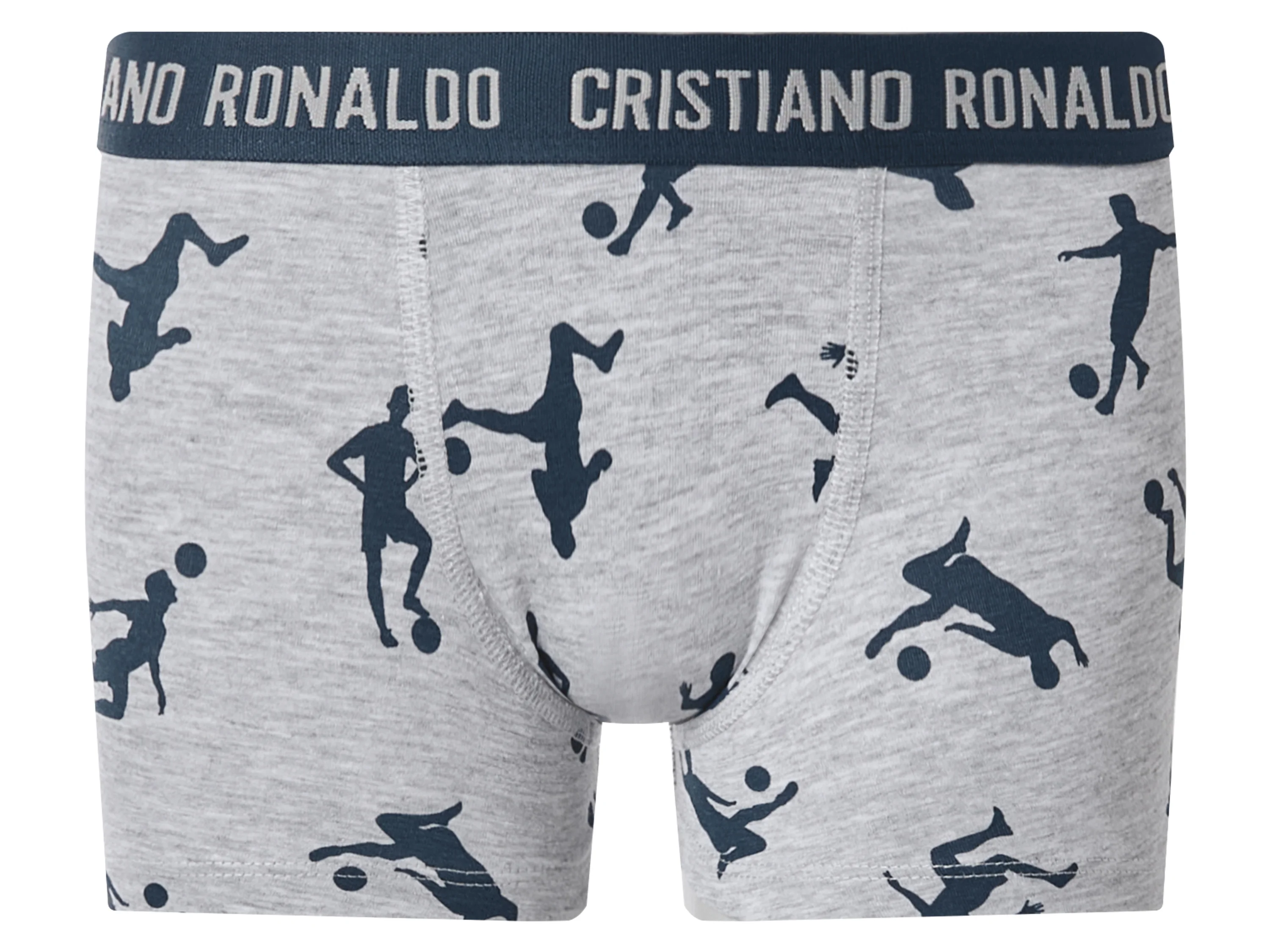 CR7 Kleinkinder Jungen Boxer, 2 Stück (grau/navy, 110/116) – Bild 3 von 4