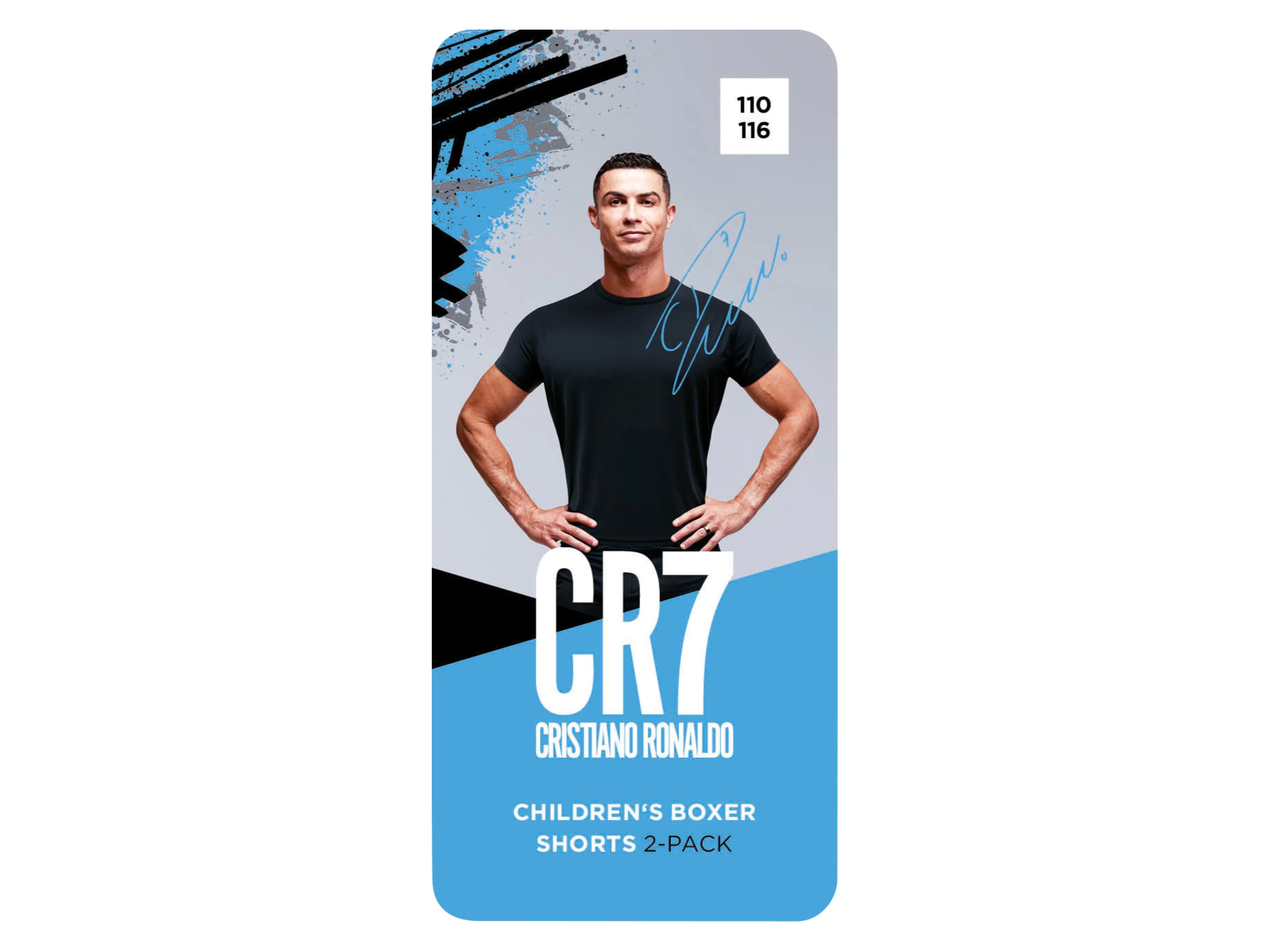 CR7 Kleinkinder Jungen Boxer, 2 Stück (navy/blau, 110/116) – Bild 4 von 4