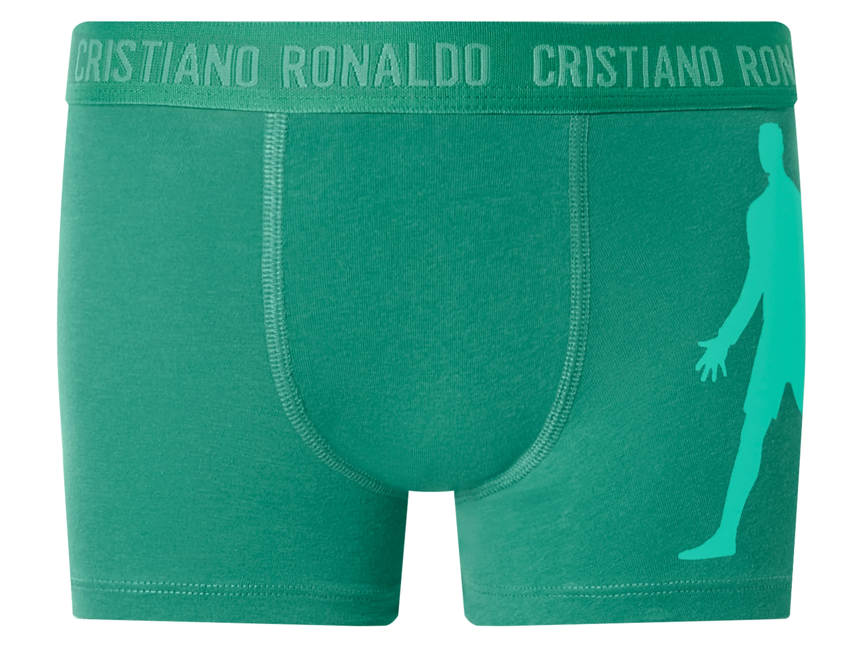 CR7 Kleinkinder Jungen Boxer, 2 Stück (Weiß/Grün, 110/116) – Bild 2 von 4