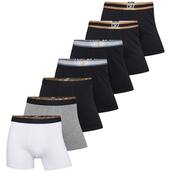 CR7 Trunk Stretch mit Geschenkbox (7-St) Unterhose, Unterwäsche, Boxer Trunk