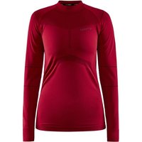CRAFT Damen Unterhemd ACTIVE INTENSITY CN LS W, Größe L in Rot