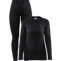 CRAFT Damen Unterwäsche Set CORE WARM BASELAYER SET W, Größe M in Schwarz