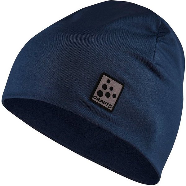 Craft Fleecemütze ADV Microfleece Hat mit Markenlogo-Patch