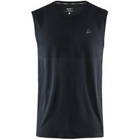 CRAFT Herren Unterhemd Fuseknit Light RN, Größe S in Schwarz