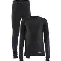 CRAFT Kinder Wäscheset CORE Dry Baselayer Set J, Größe 110 in Schwarz