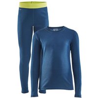 CRAFT Unterwäsche Set CORE WARM BASELAYER SET J, Größe 134 in Blau