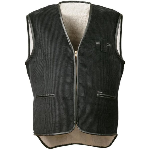 Craftland Arbeitsweste Cordweste Schwarz