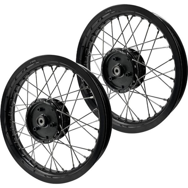 Craftride Schraube Set 2x Felge 2,15x16 breit Alu für Simson S51 S50 Schwalbe KR51 AF22 s