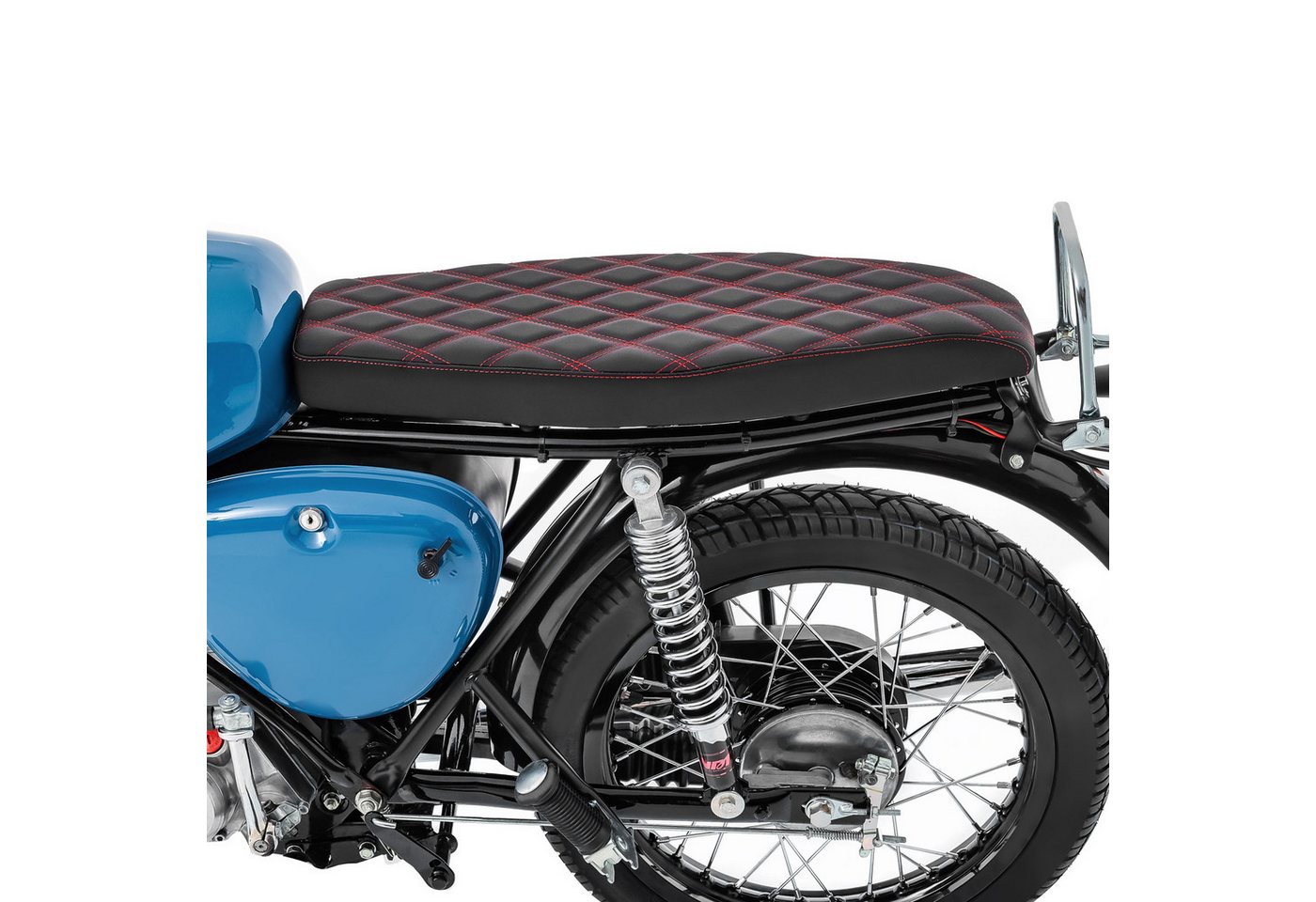 Craftride Sitzbank Sitzbank flach VS7 kompatibel mit Simson S50 S51 S70 Sitz schwarz – Bild 5 von 5