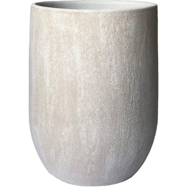 CreaFlor Home Bodenvase Avion, robust, Grau, Einfarbig, H: 40cm