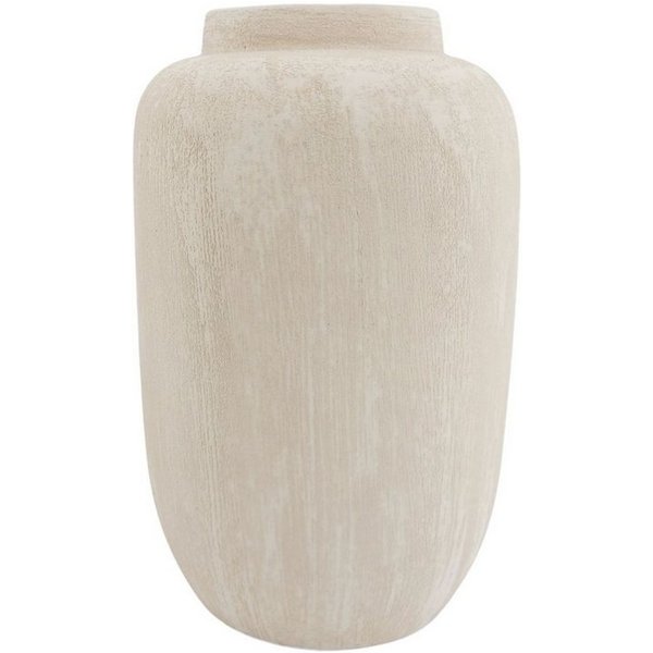 CreaFlor Home Bodenvase Avion, Farbe: Creme, Höhe: 30cm