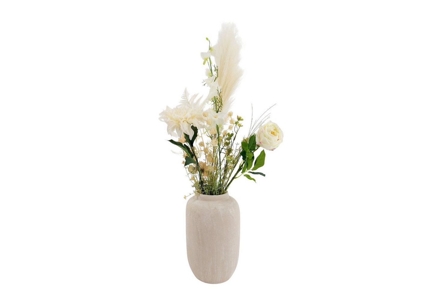 CreaFlor Home Bodenvase Avion, Farbe: Creme, Höhe: 30cm – Bild 4 von 5
