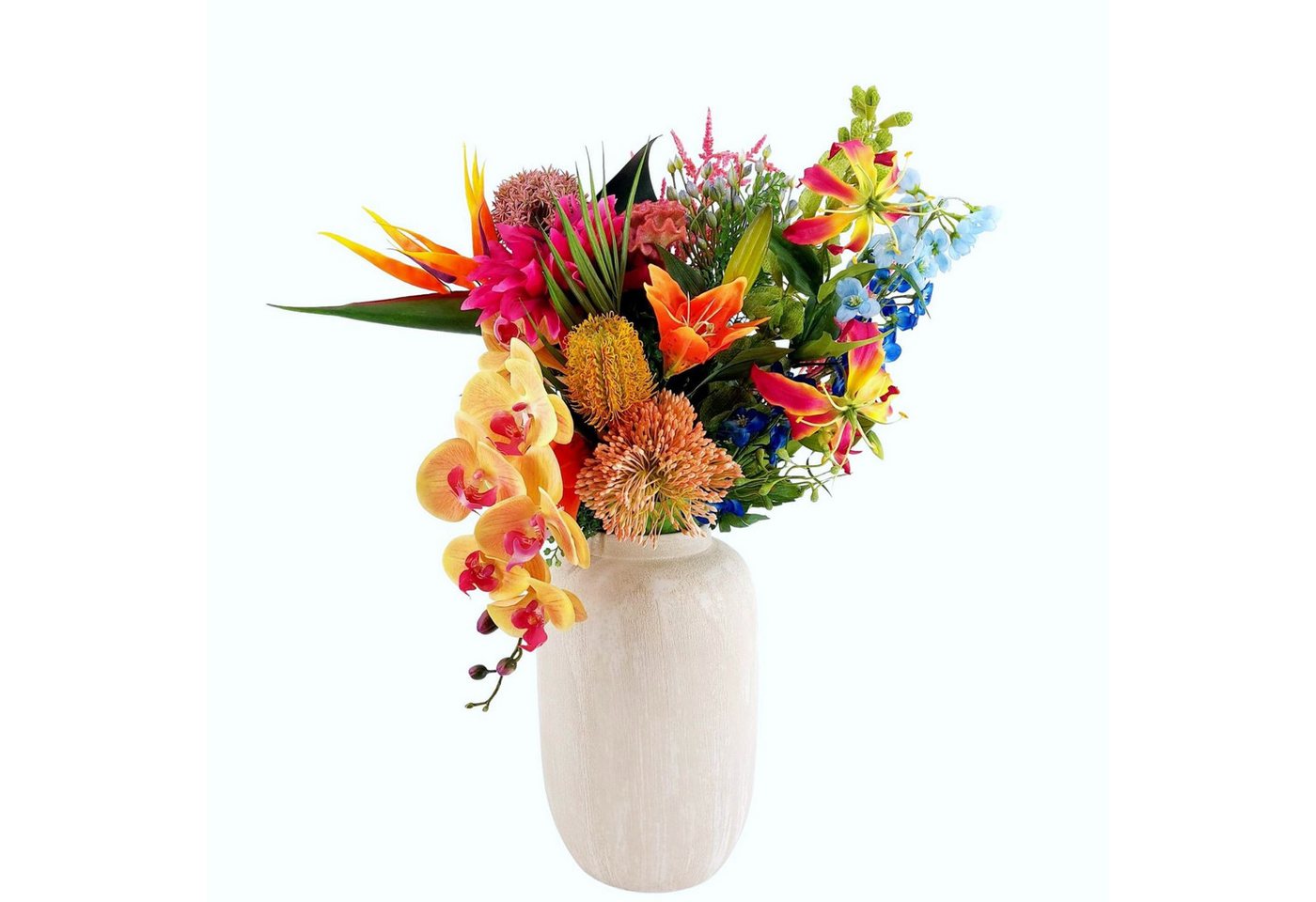 CreaFlor Home Bodenvase Avion, Farbe: Creme, Höhe: 30cm – Bild 5 von 5