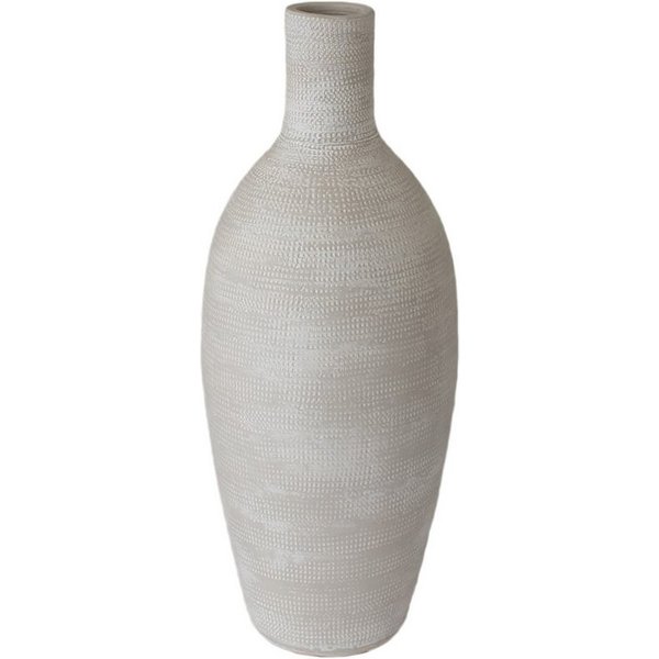 CreaFlor Home Bodenvase Tokio, Farbe: Grau, Höhe: 40cm