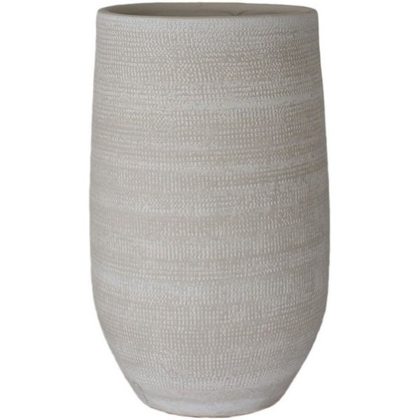 CreaFlor Home Bodenvase Tokio, Farbe: Grau, Höhe: 41cm