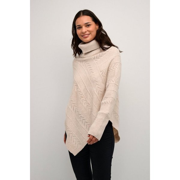 Cream Strickponcho Poncho CRHoliday