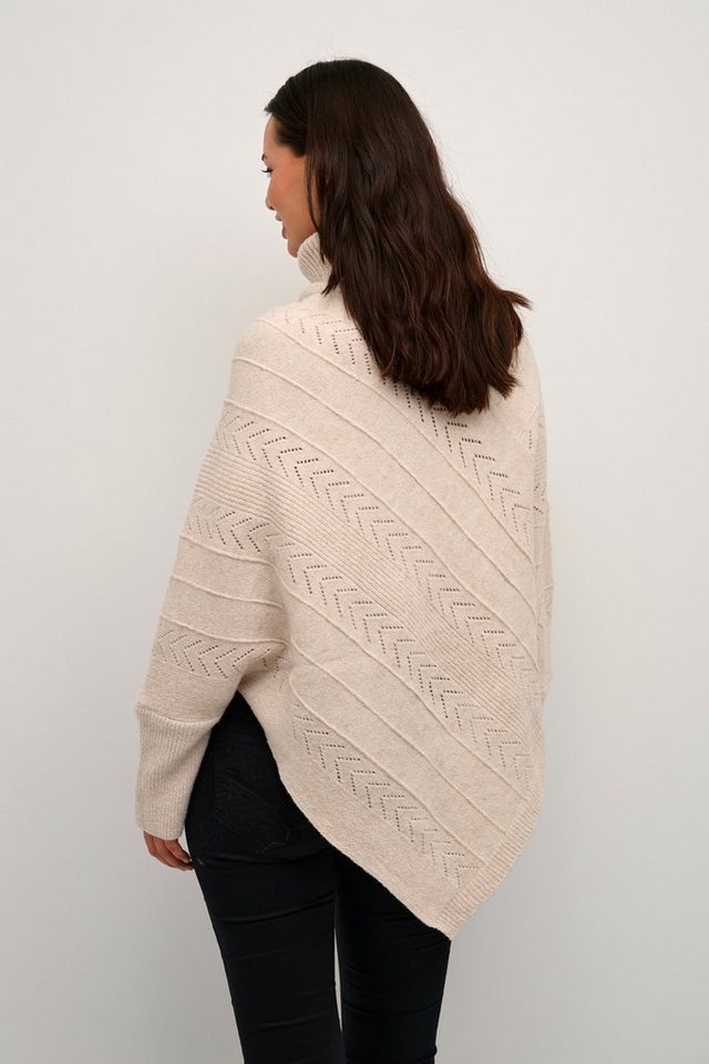 Cream Strickponcho Poncho CRHoliday – Bild 3 von 5