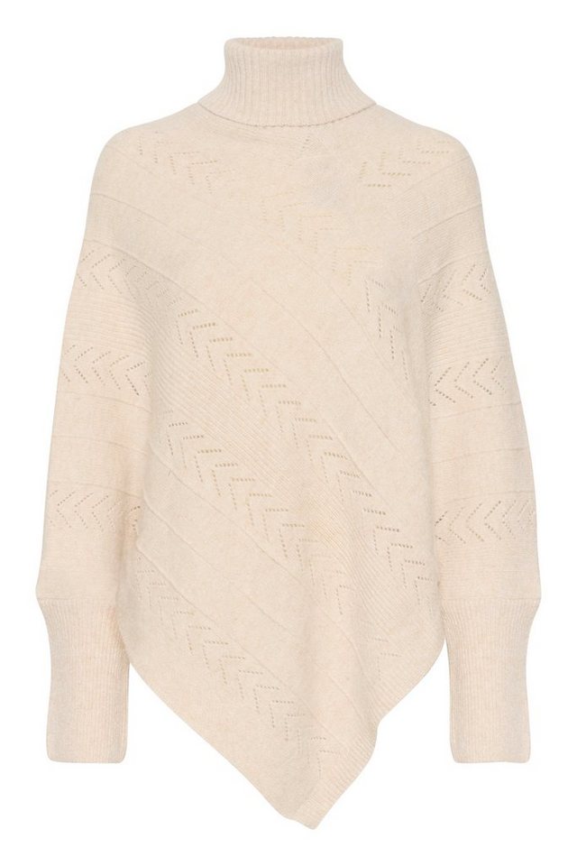 Cream Strickponcho Poncho CRHoliday – Bild 5 von 5