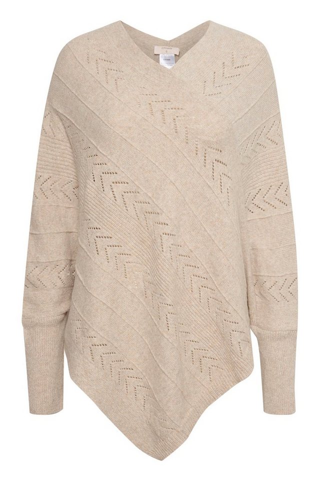 Cream Strickponcho Poncho CRHoliday – Bild 5 von 5
