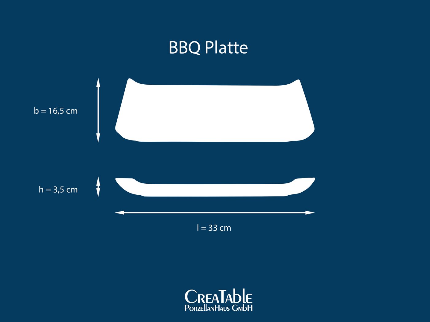 creaTable Barbecueteller Nature Collection, BBQ Platte 2-tlg., (2 St), Teller Set, Naturverbundenes Design, Einzigartige Oberfläche – Bild 2 von 2