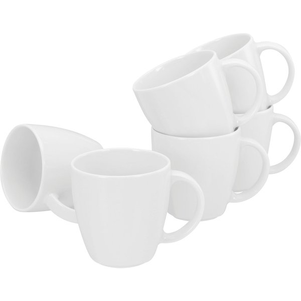 CreaTable Becher Victoria, 6-tlg., Porzellan, 300 ml, 6-teilig