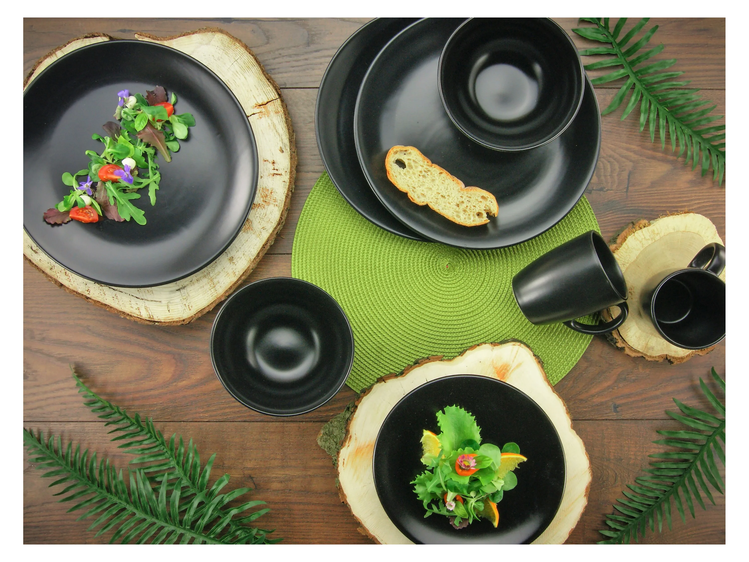 CREATABLE Geschirrset »Black Matt«, 16-teilig – Bild 4 von 4