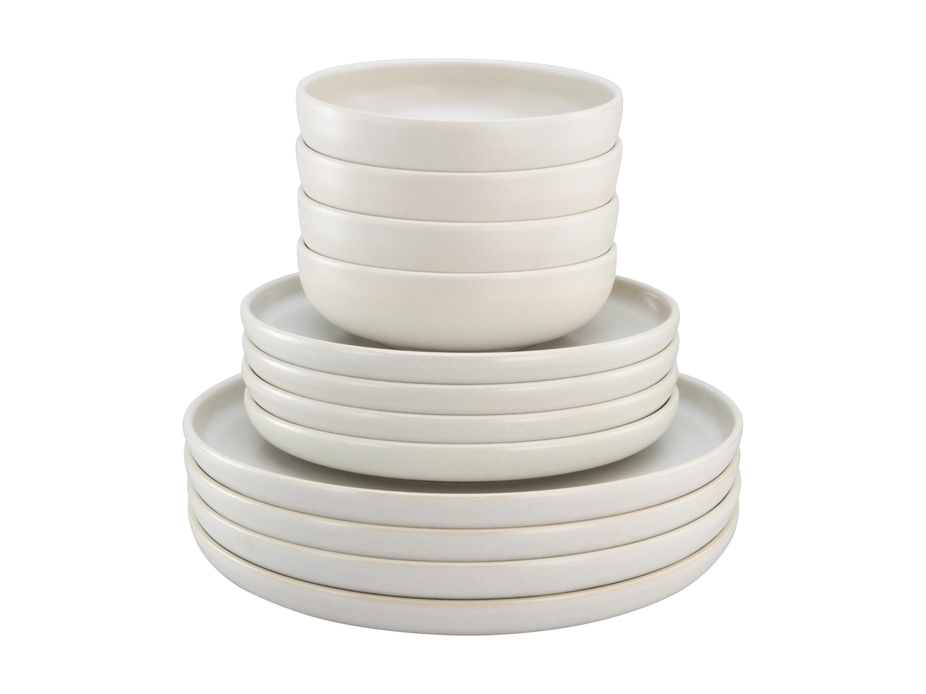 CREATABLE Geschirrset »Uno offwhite« (12-teiliges teller set) – Bild 2 von 4