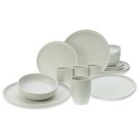 CREATABLE Geschirrset »Uno offwhite« (16-teiliges kombiservice)