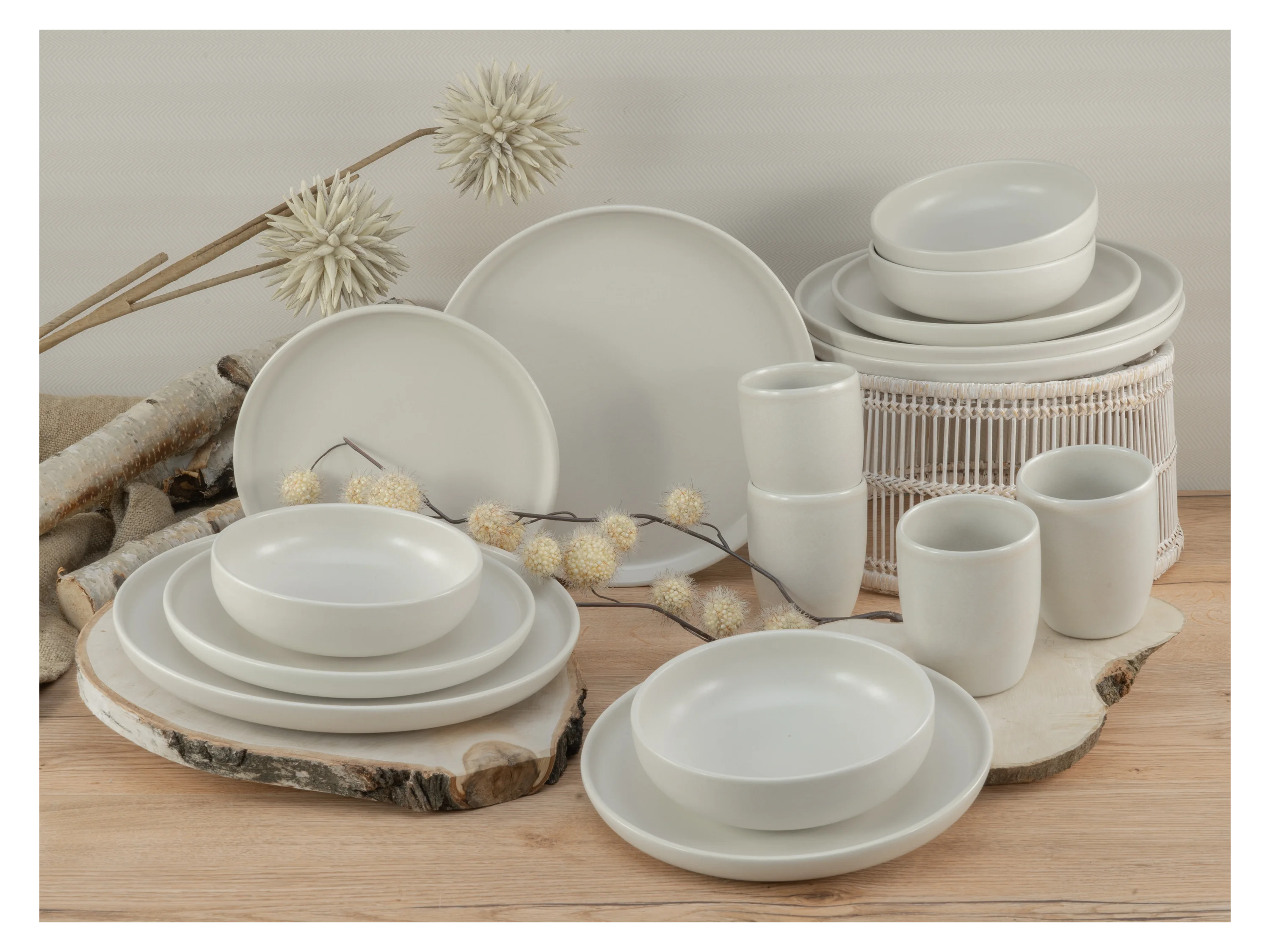 CREATABLE Geschirrset »Uno offwhite« (16-teiliges kombiservice) – Bild 2 von 3